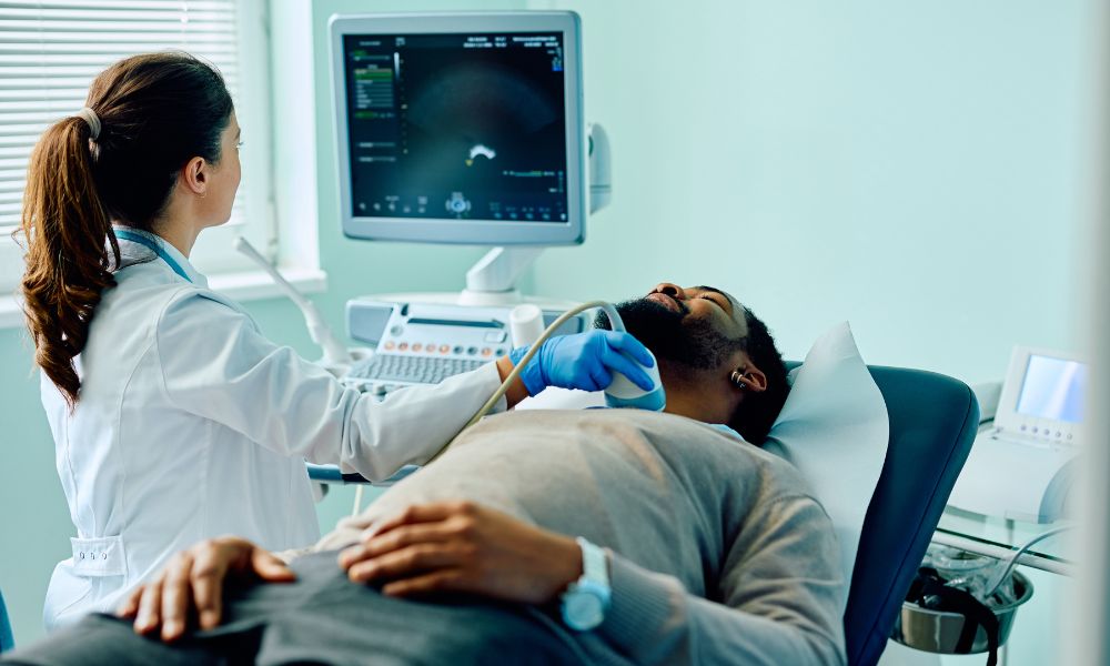 écographie hypothyroïdie