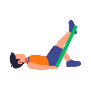 étirement ischio jambier serviette