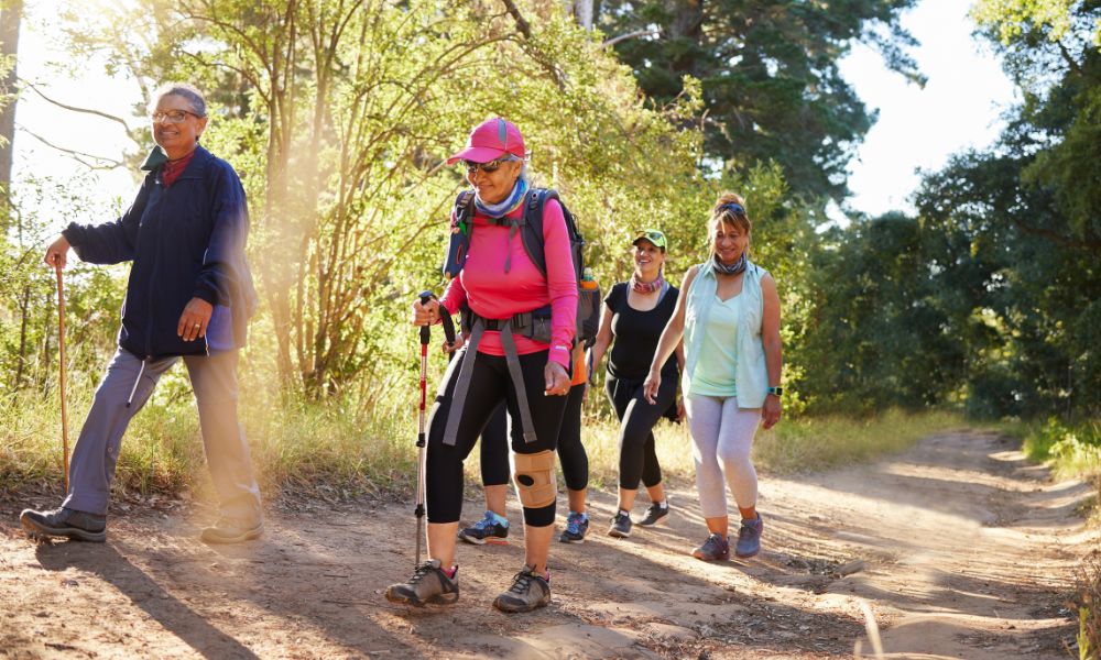 marche active en exterieur