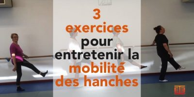 3 exercices pour mobiliser l'articulation des hanches